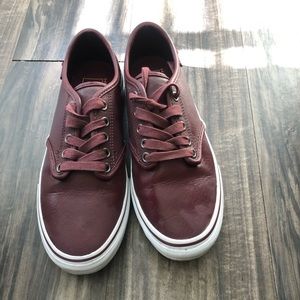 Vans Leather Shoes Women’s Size 6.5